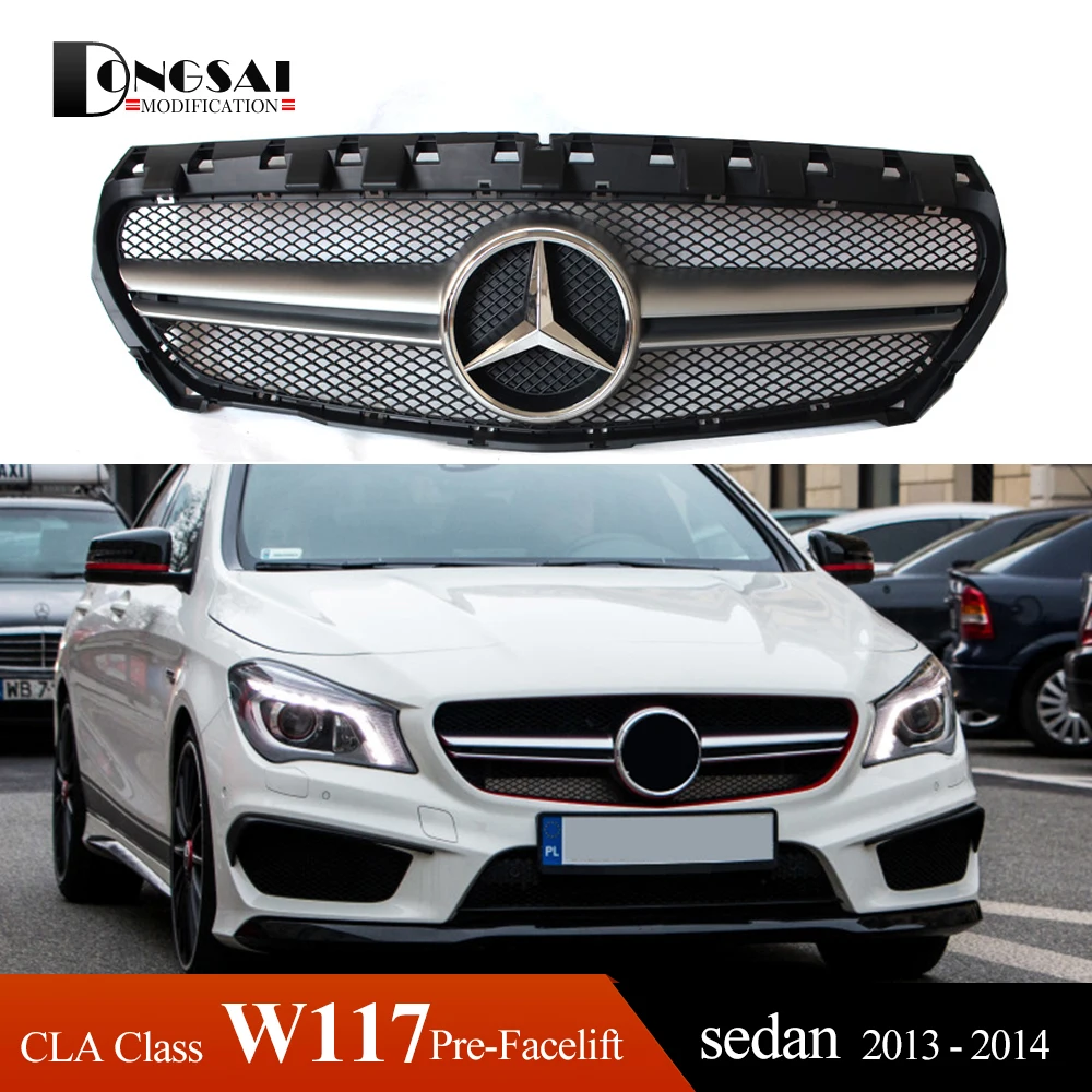 Panamericana GT стиль бриллианты CLA45 вид решетка для Mercedes CLA класс Benz W117 C117 4 двери купе X117 стрельба тормоз