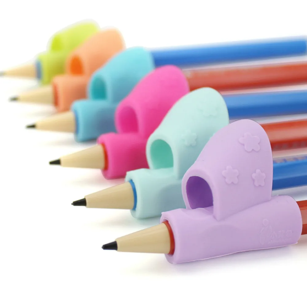 

Estojo Escolar 3pcs/set Children Pencil Holder Pen Writing Aid Grip Posture Correction Tool Dropship #19