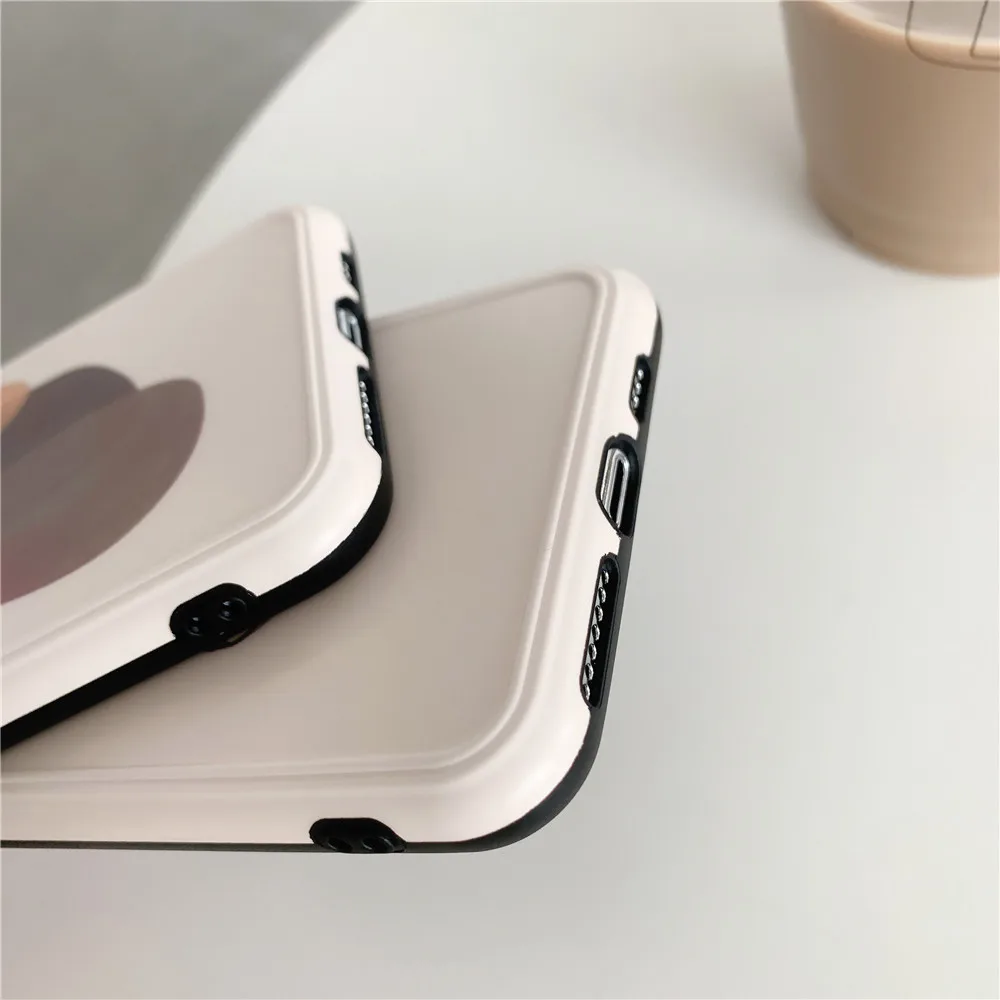 

Camera Protection Phone Case For iPhone 11 Por Max X XS Max XR 7 Puls 7 8 Puls Cases Art Retro Abstract Geometry Silicone Cover