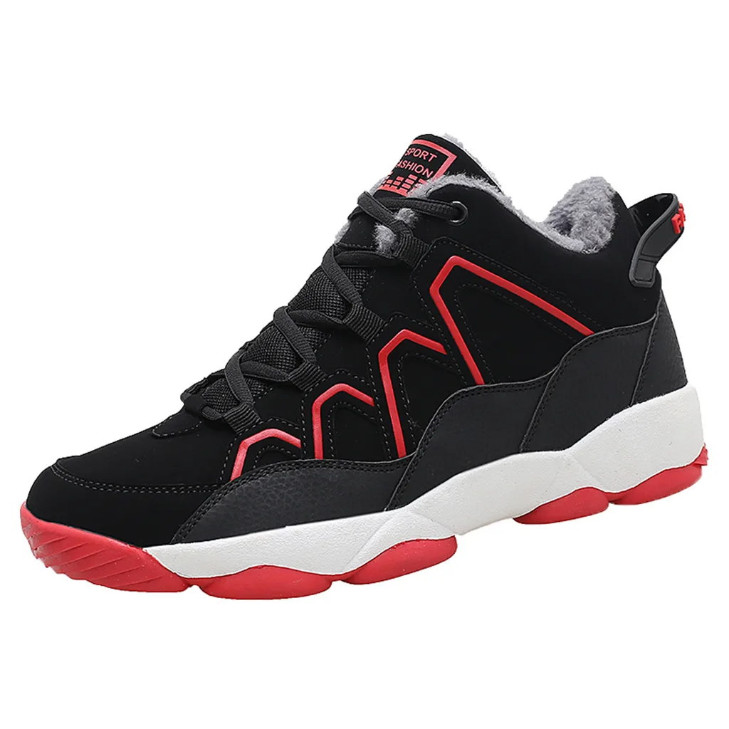 SAGACE/Новая зимняя мужская обувь бархатная теплая Пара моделей спортивная