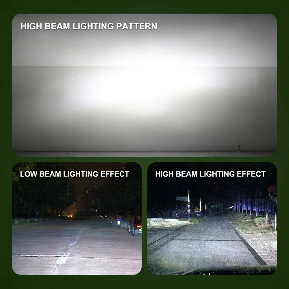 8000LM/Pair LED Headlight Bulbs 72W Auto Lights Car H7 H1 H13 H11 H4 9005 9006 Styling Lamp 6500K led fog light | Автомобили и