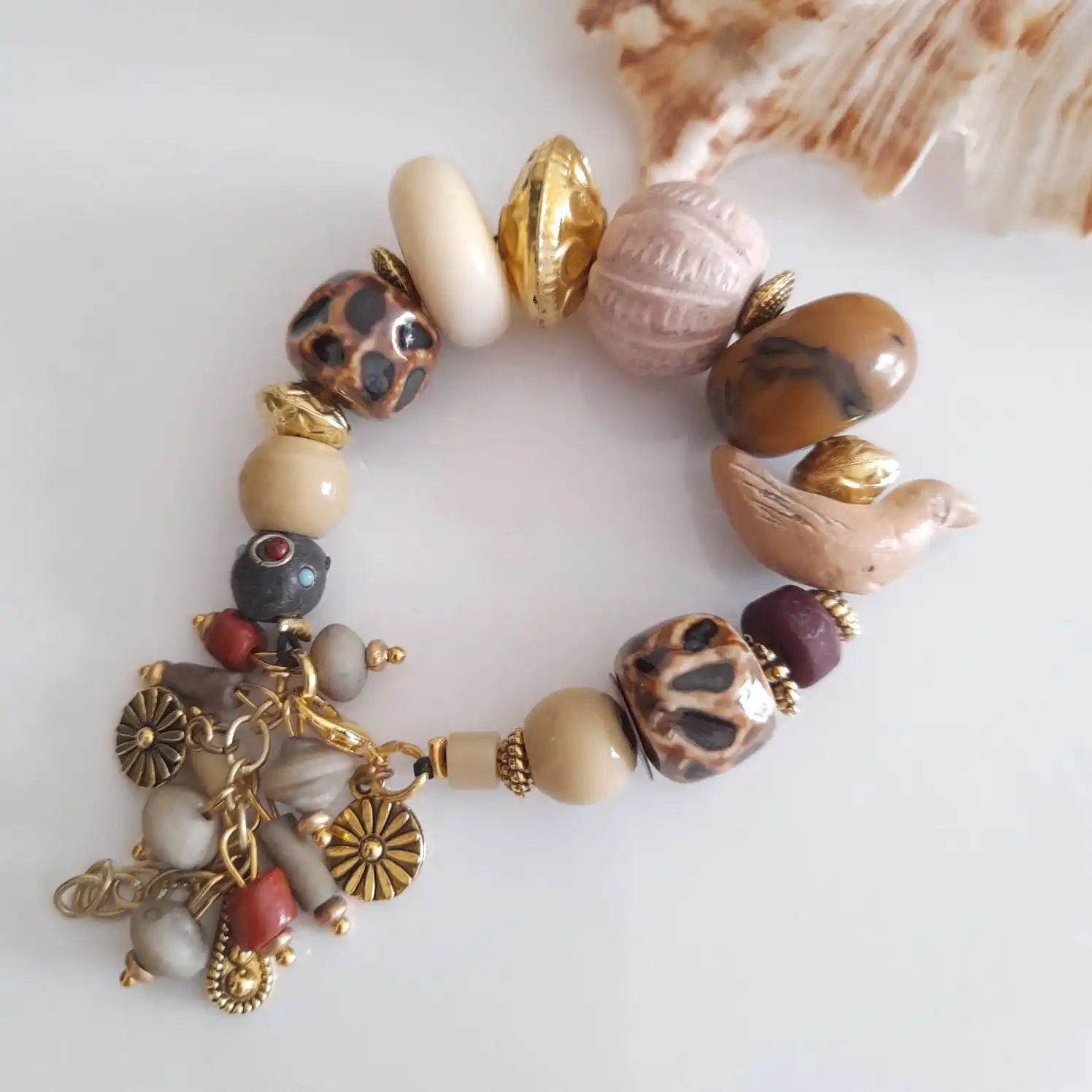 

Goodtime Natural Stones Embellished Bracelet Natural Stone Women Handmade Jewelry