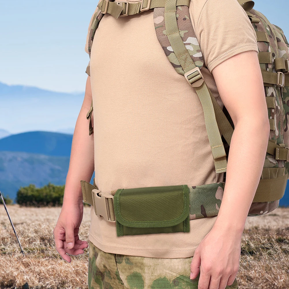 Men Waist Pack Mini Molle Phone Pouch Outdoor Hunting Kit Camping Weapons Bandolier 12 Gauge Accessories Shotgun | Спорт и