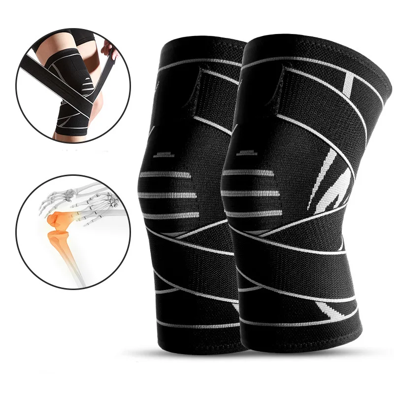 

Basketball Brace pads Kneecap support belt rodilleras Sports Elastic Kneepad Knee Running for Knee Pressurized Men Fitness 1PC K