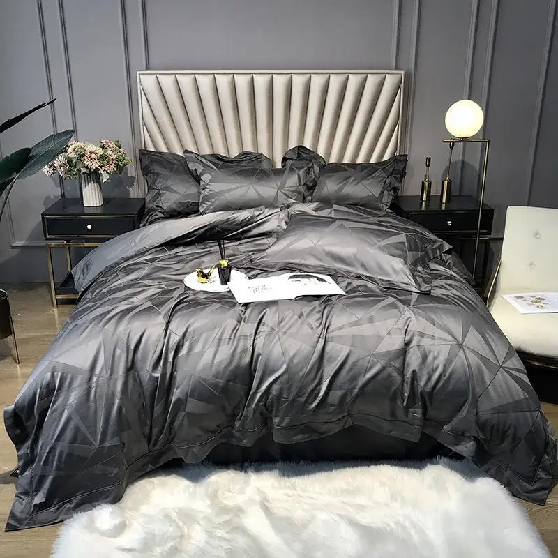 50 постельного белья из 4 предметов king size дань комплект шелковых одеял Короткие