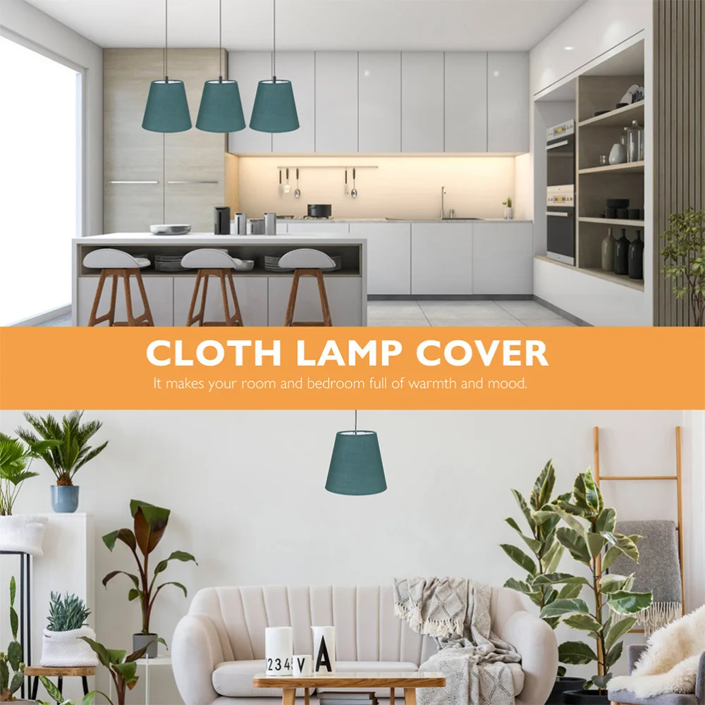 

3pcs Elaborate Cloth Lampshades Exquisite Lamp Covers Home Lamp Accessories
