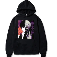tokyo ghoul kaneki split face hoodie new authentic sweatshirt anime men long sleeve hip hop tees tops