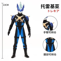 13cm small soft rubber ultraman tregear action figures model doll furnishing articles childrens assembly puppets toys