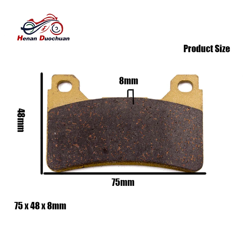 Передние тормозные колодки для мотоцикла HONDA CBR 600 2005-2013F RR Hannspree 2008F 1000 2004-2013F CB