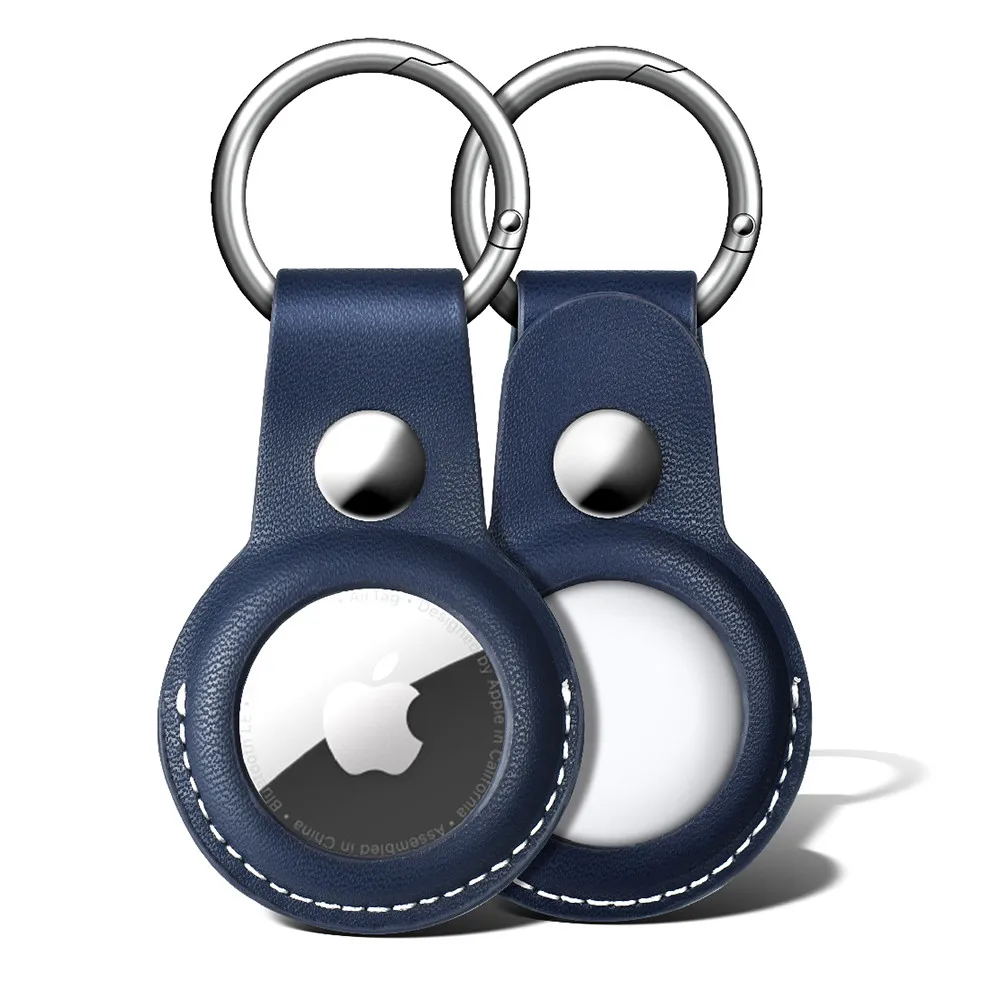 

For Apple Airtags Leather Protective cover High quality Case For Apple Locator Tracker Anti-lost Device Keychain Protect Sleeve