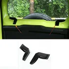 Для Suzuki Jimny Sierra JB64 JB74 2019 2020 2 шт. чехол из АБС-пластика для запотевания заднего лобового стекла Защитная крышка для нагревательного провода черный