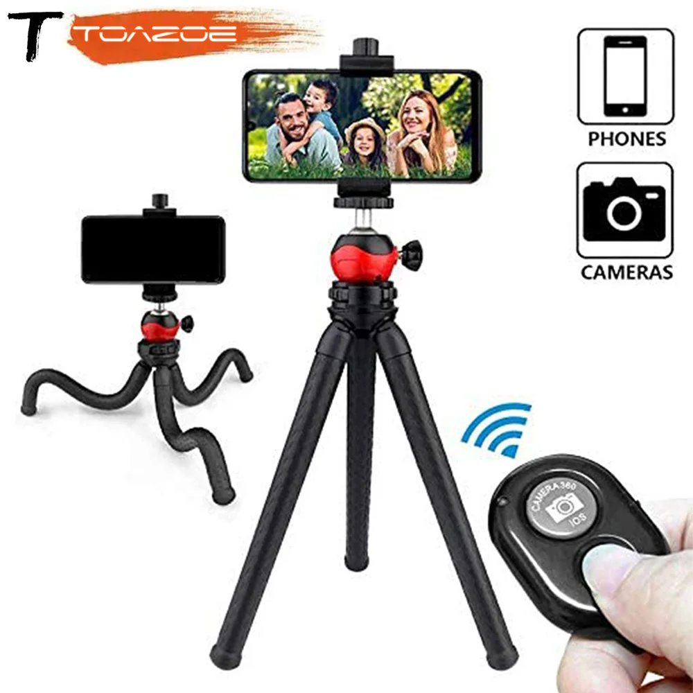 Портативный штатив для мобильного телефона с пультом дистанционного управления