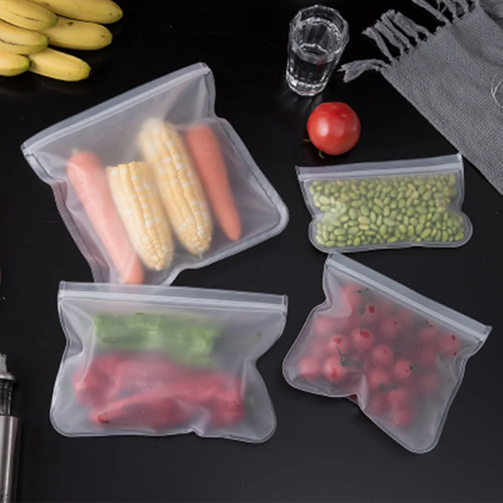 Силиконовые контейнеры для хранения пищевых продуктов герметичные многоразовые