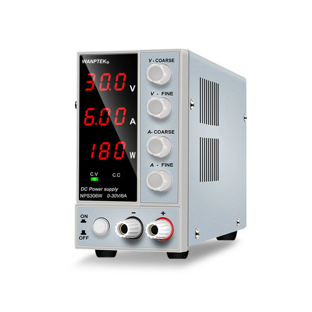 NPS306W With Power Display Mini Adjustable Digital DC Switching Power Supply 0-30V 0-6A Laboratory Test Power Supply enlarge