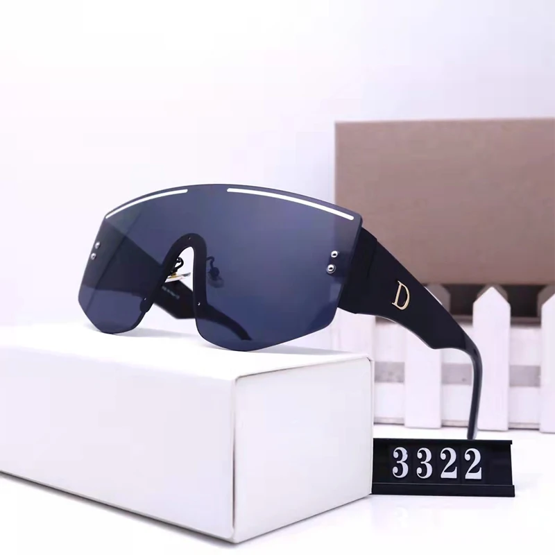 

New Arrival 2022 Oversized Sunglasses Women Men Siamese Fashion Design Brand Big Frame Sun Glasses Female Male Black Shades