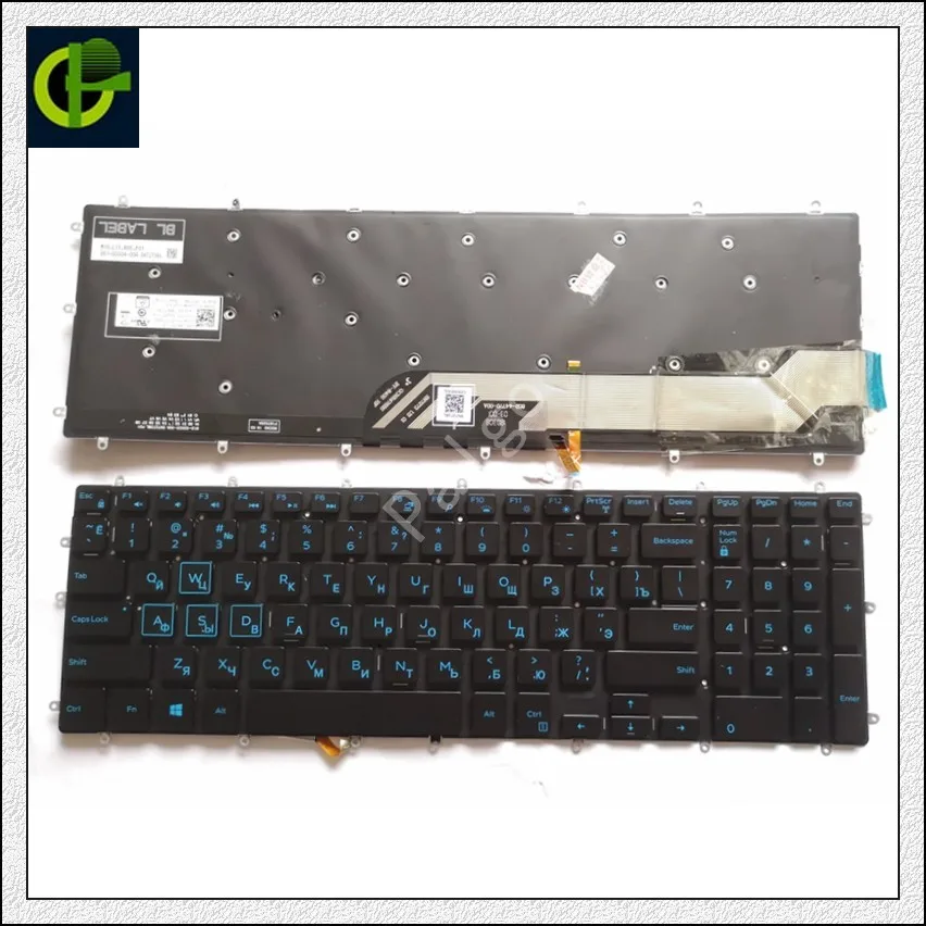 russian backlit keyboard for dell g5 15 5587 5590 g7 15 7588 7790 gaming ru laptop keyboard free global shipping