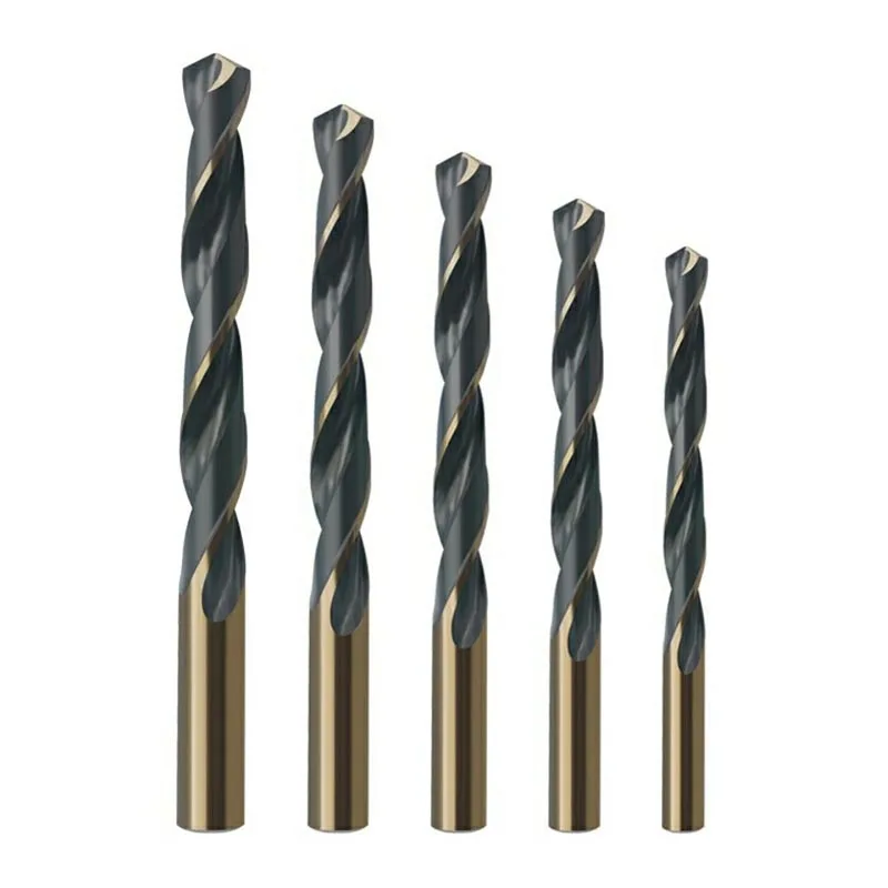 1pc Metal drills 3-8.5mm Cobalt Coated Twist Drill Bit Set HSS M43 Gun Drill Bit For Wood/Metal Hole Cutter Power Tools images - 6