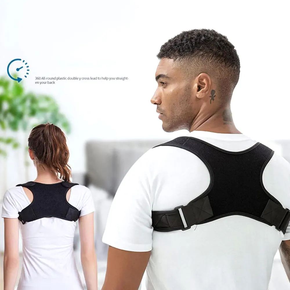 Регулируемый ремень для Коррекции Осанки Спины с плечевыми накладками поддержка