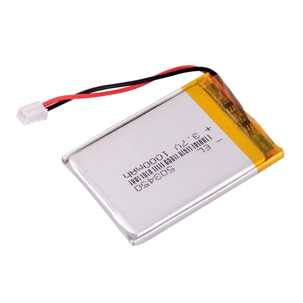 JST PH2.0 2pin 3 7 V 1000mAh 503450 литий полимерная LiPo аккумуляторная батарея PS4 Золотая