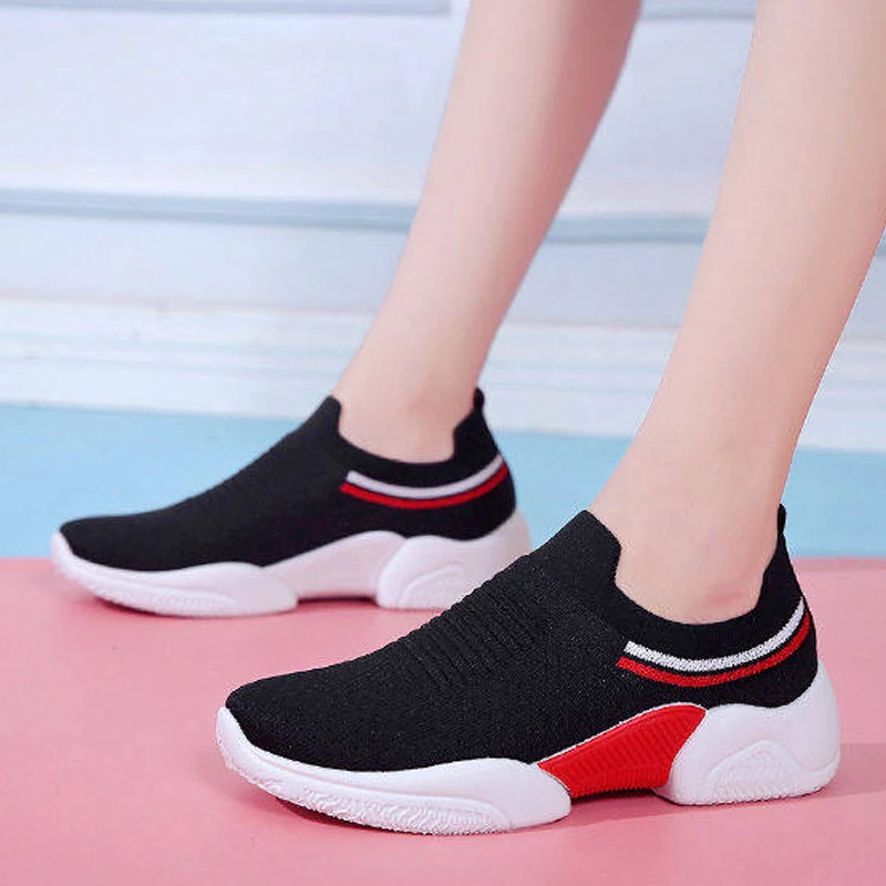 Bishen/женская повседневная обувь Новинка летняя из дышащего сетчатого материала