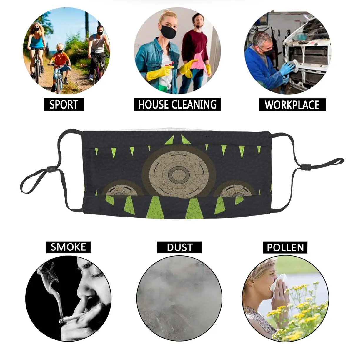 Маска Mascarilla Masque Тканевые маски маска для лица октановая Крышка рта Apex Legends