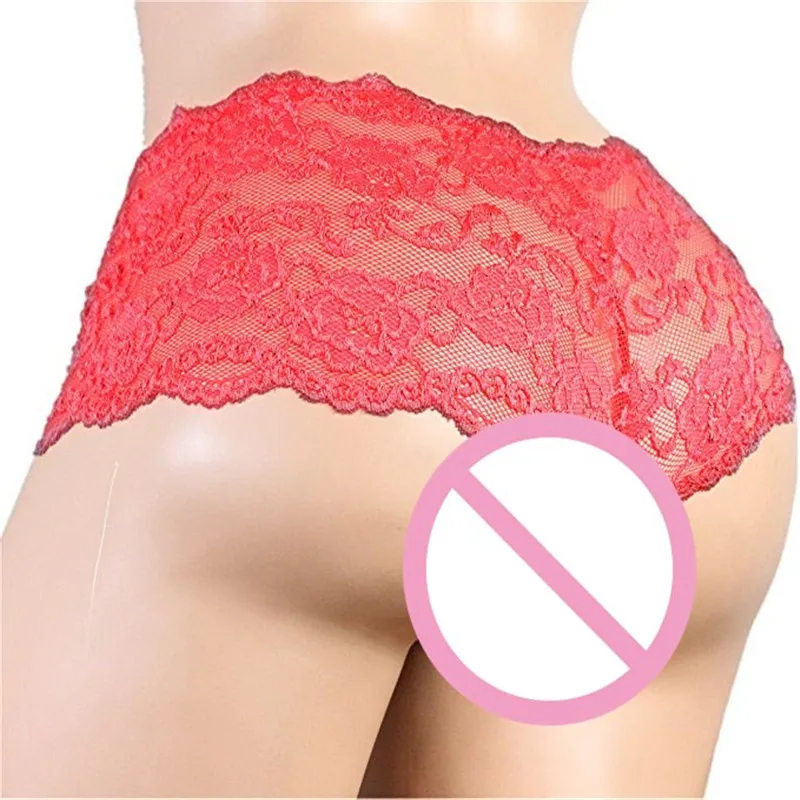 Кружевные трусы для мужчин размера плюс нижнее белье увеличения пениса