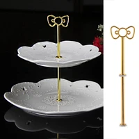 bow cake plate stand desserts cheese candy display rack holder birthday party supplies accessories
