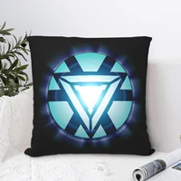 tony stark arc square pillowcase cushion cover funny home decorative polyester throw pillow case home nordic 4545cm