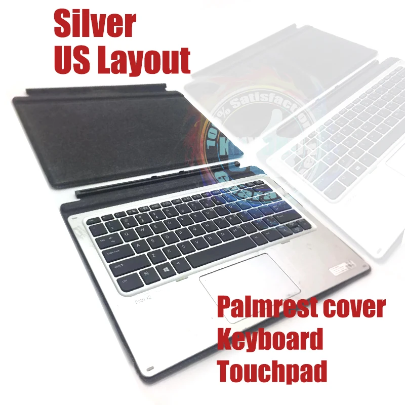 Online Nuevo Para HP Elite X2 1012 G1 HSTNN-d72k Cubierta De Reposamanos Para Portátil Nos Teclado Y Touch Hp Ad Enligsh Diseño 845651-001 846748-0