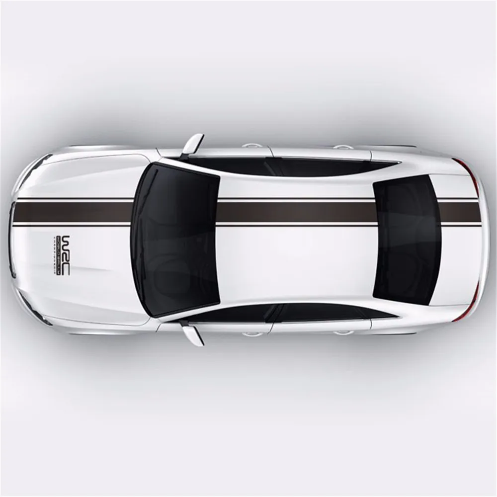 1 комплект WRC капюшон Стикеры полоса виниловые покрытия для автомобилей гоночных