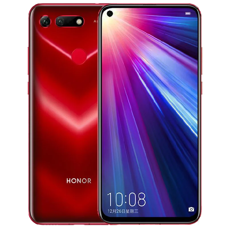 Honor V20 View 20 Smartphone Android 9.0 kirin 980 Octa Core FingerPrint ID 6.4 inch 3*Cameras 4000 mAh Cell Phone | Мобильные