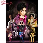 Алмазная живопись TOUOILP, вышивка крестиком, квадратная и круглая 5D картина, принц, фиолетовый дождь, абстрактная, ручная работа, домашний декор