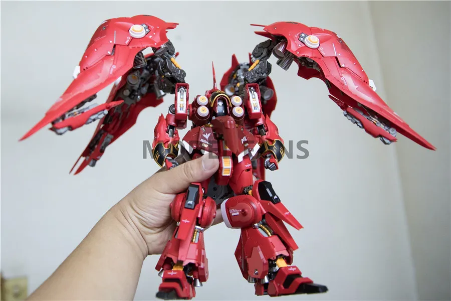 Модели вентиляторов AnaheimFactoryModels MB metalbuild 1/100 кшатриев красная версия аниме Gundam Unicorn фигурку робот игрушка