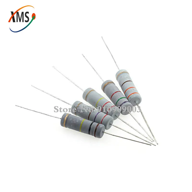 

10pcs 5W 5% Carbon Film resistor 1R ~ 1M 2.2R 10R 22R 47R 51R 100R 150R 470R 1K 4.7K 10K 47K 1 2.2 10 22 47 51 100 150 470 ohm