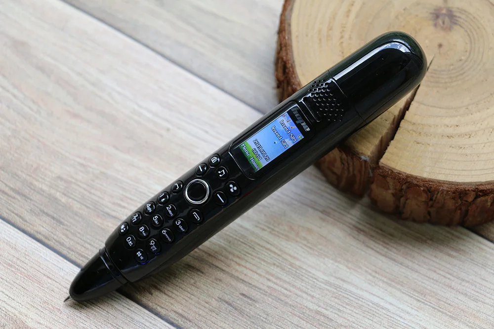 Креативная Мини карманная гелевая ручка микро Bluetooth Набор двойной карты длительное время ожидания с небольшим вентилятором Многофункциональный Аварийный стилус