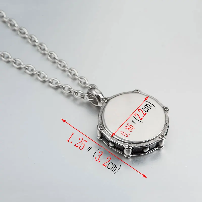 Мужские модные ожерелья музыка Los Collares Rockers Jazz группы барабанщики 316L цепь из