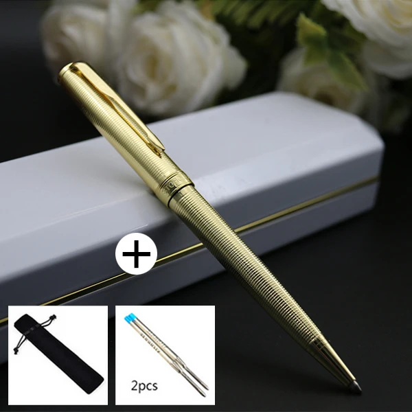 

blue ink metal 0.7mm signature pen high-quality brand Luxury gift ballpoint pen pen office supplies wholesale