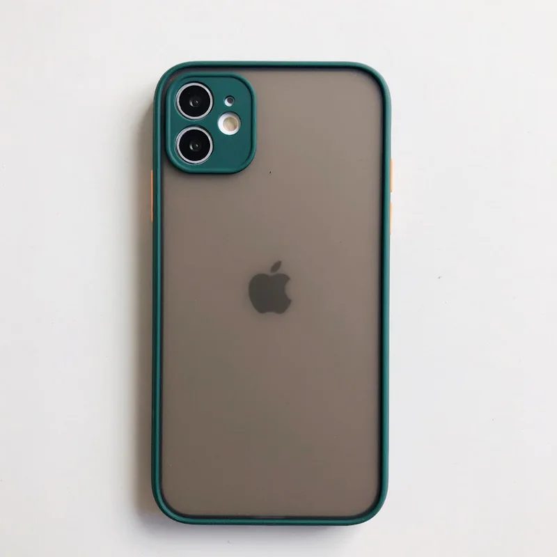 Роскошный прозрачный матовый чехол для телефона iPhone 6 6S 7 8 Plus X XS 11 Pro Max XR Защита
