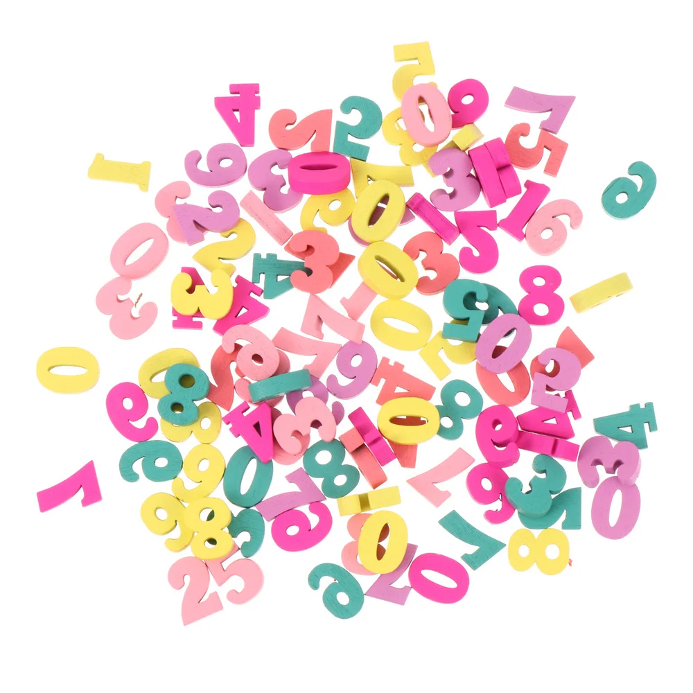 

100pcs DIY Decoration Making Prop Wooden Chips Decor Wooden Craft Ornaments