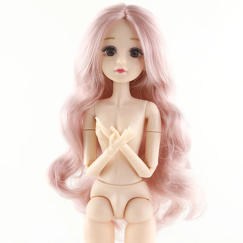 Аксессуары для кукол bjd 36 см 1/4 голова с 3D глазами длинных париков волосы женщин