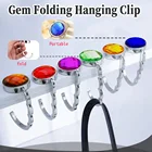 Новинка, практичный портативный складной стол, подвесной зажим, держатель для сумки, крючок, подвесной крючок