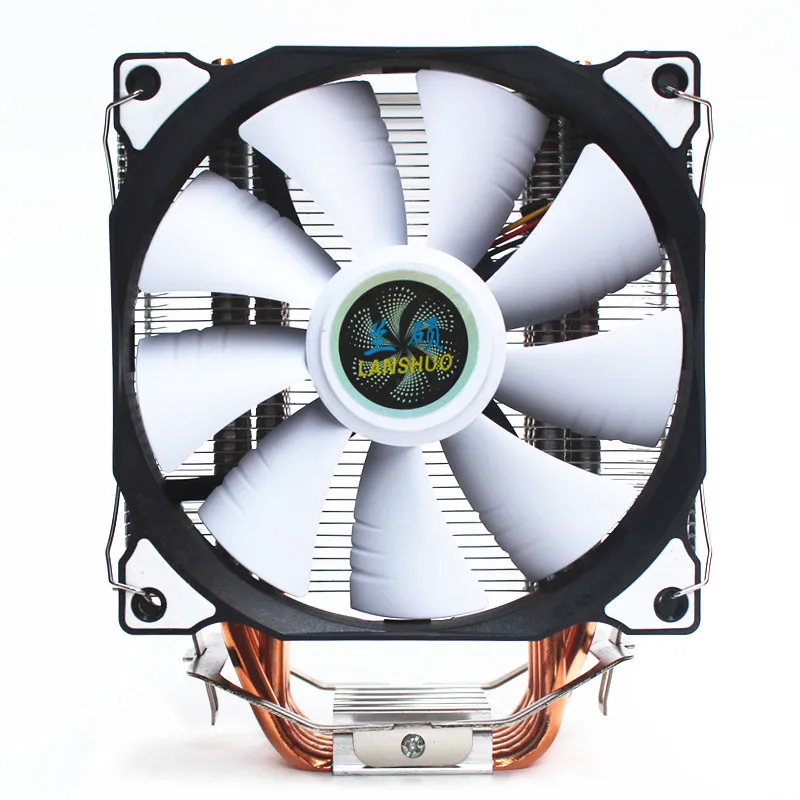 Кулер для процессора Intel LGA 1150/1151/1155/1156/775/1366 AMD радиатор с 4 тепловыми трубками и
