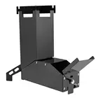 Портативная Складная мини-плита для кемпинга, барбекю, деревянная плита с черной титановой поверхностью