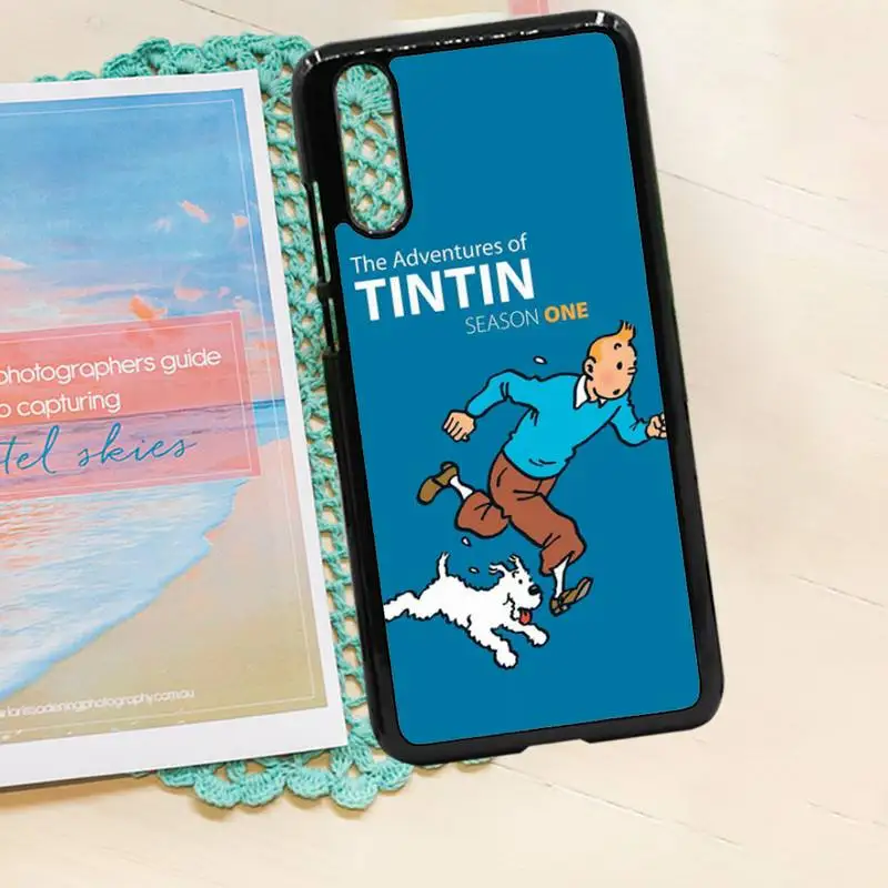 

Cartoon the Adventures of Tintin Phone Case PC for iPhone 11 12 pro XS MAX 8 7 6 6S Plus X 5S SE 2020 XR