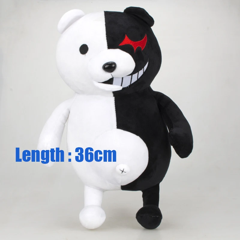 Reneecho Danganronpa Косплей Монокума Monokuma фигурка черный белый медведь |