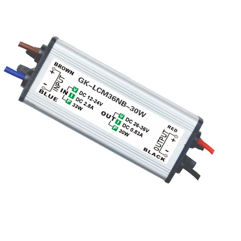 

DC to DC Power Supply, LED Driver, Input 12-24VDC, Output Options;45x30x20mm