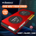 Умный BMS 14S BMS 150A 200A 250A с Bluetooth UART 485 CAN для 58,8 V литий-ионного аккумулятора UART CAN для EV Ebike Power storage