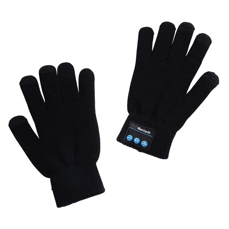 Guantes con Altavoz Bluetooth para teléfono, manoplas cálidas e inalámbricas con pantalla táctil, guantes inteligentes para deportes al aire libre y T8