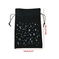 velvet tarot card storage bag oracle card witch divination accessories