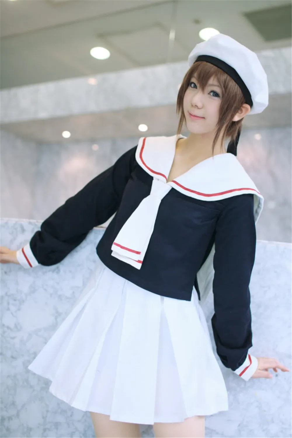 Cardcaptor card captor Sakura Kinomoto cosplay costume japanese school uniform full set sailr |